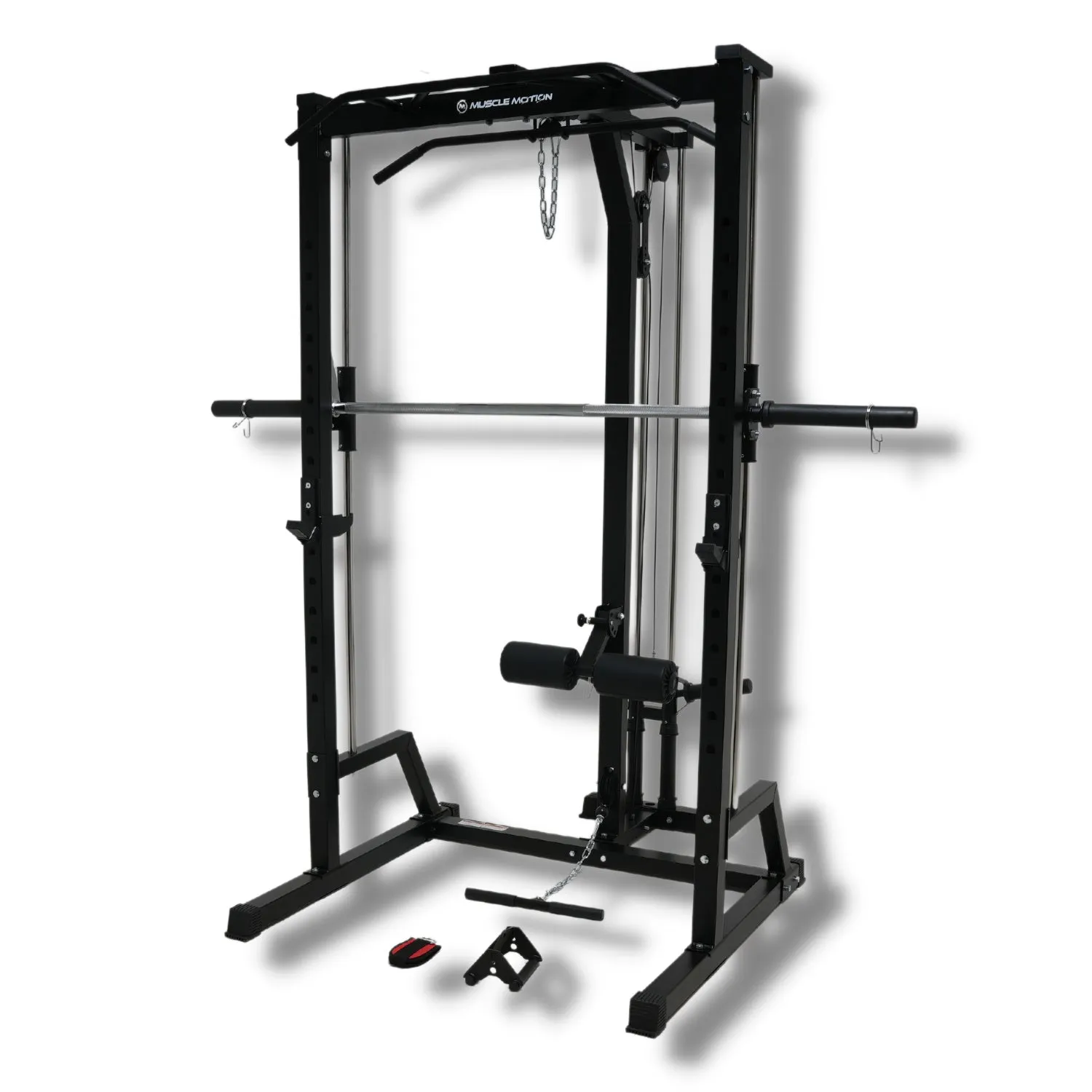 Muscle Motion SM1002P Smith Machine   Plate Loaded High Low Pulley