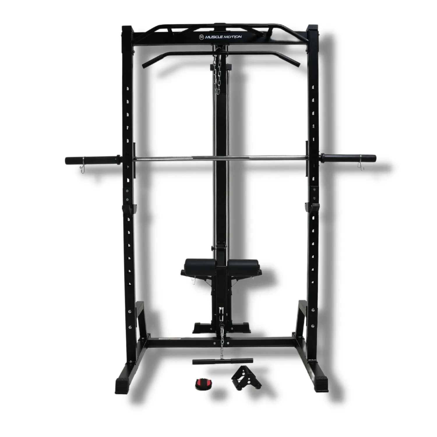 Muscle Motion SM1002P Smith Machine   Plate Loaded High Low Pulley