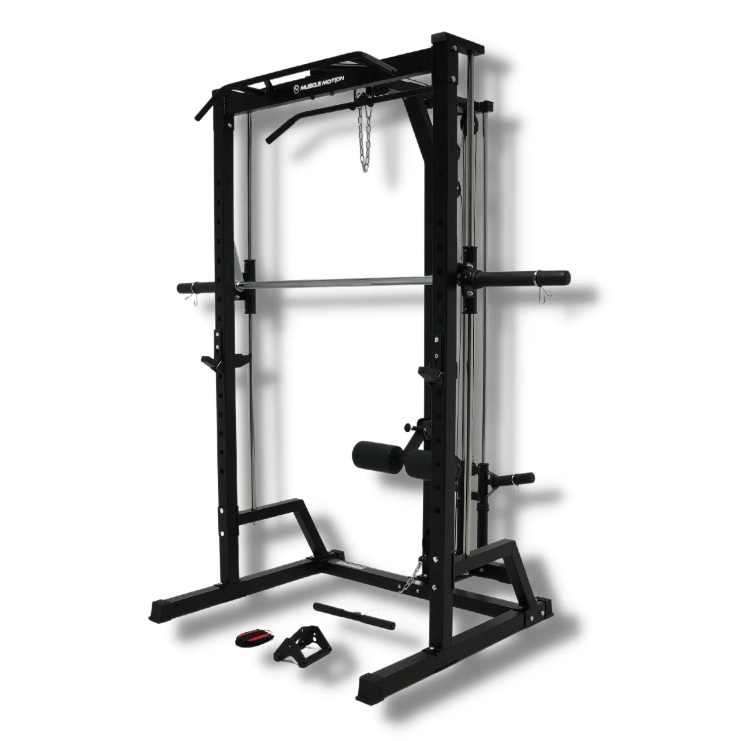 Muscle Motion SM1002P Smith Machine   Plate Loaded High Low Pulley