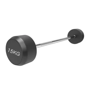 PU Fixed Straight Barbell 15kg