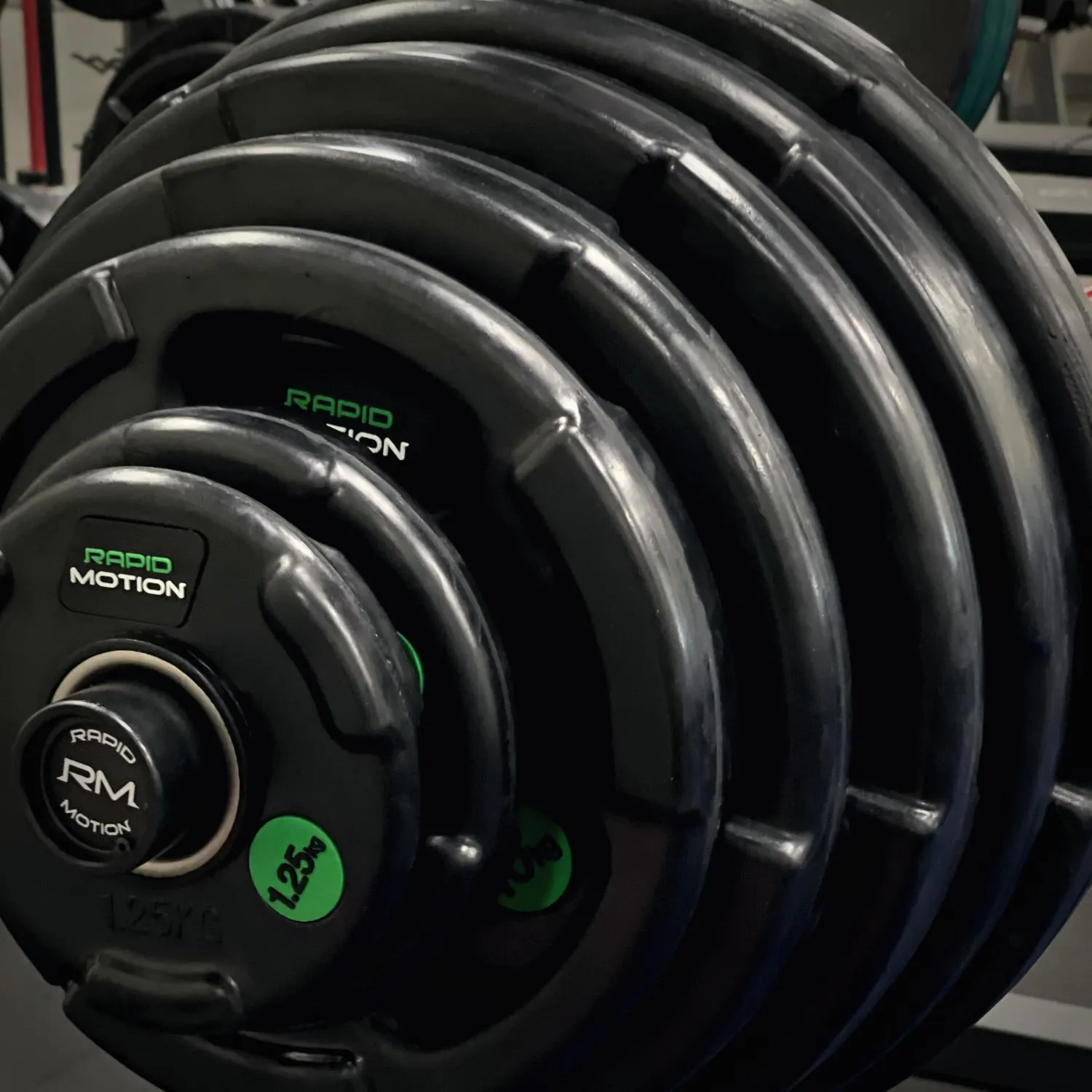 Rapid Motion Olympic Rubber Weight Plates