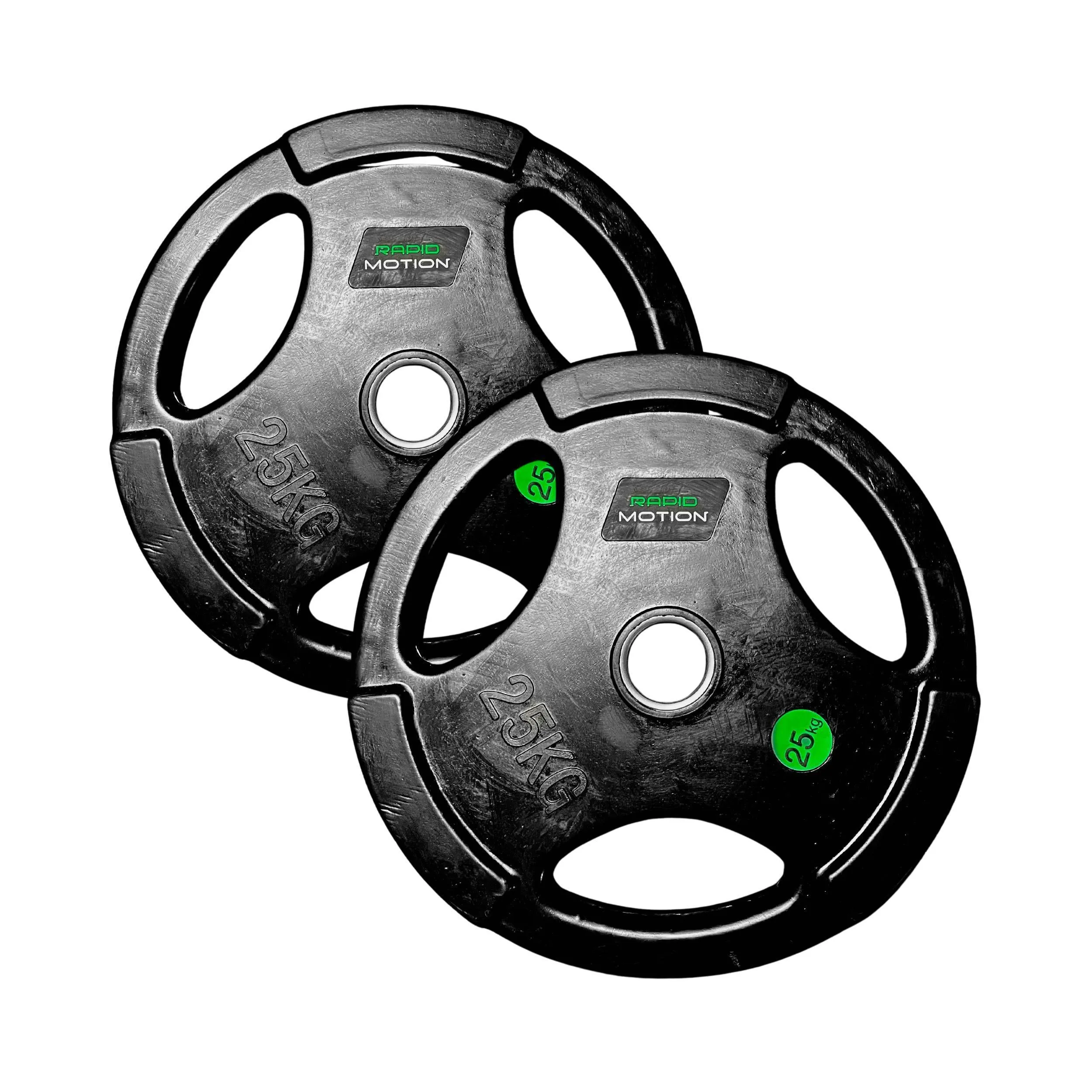 Rapid Motion Olympic Rubber Weight Plates