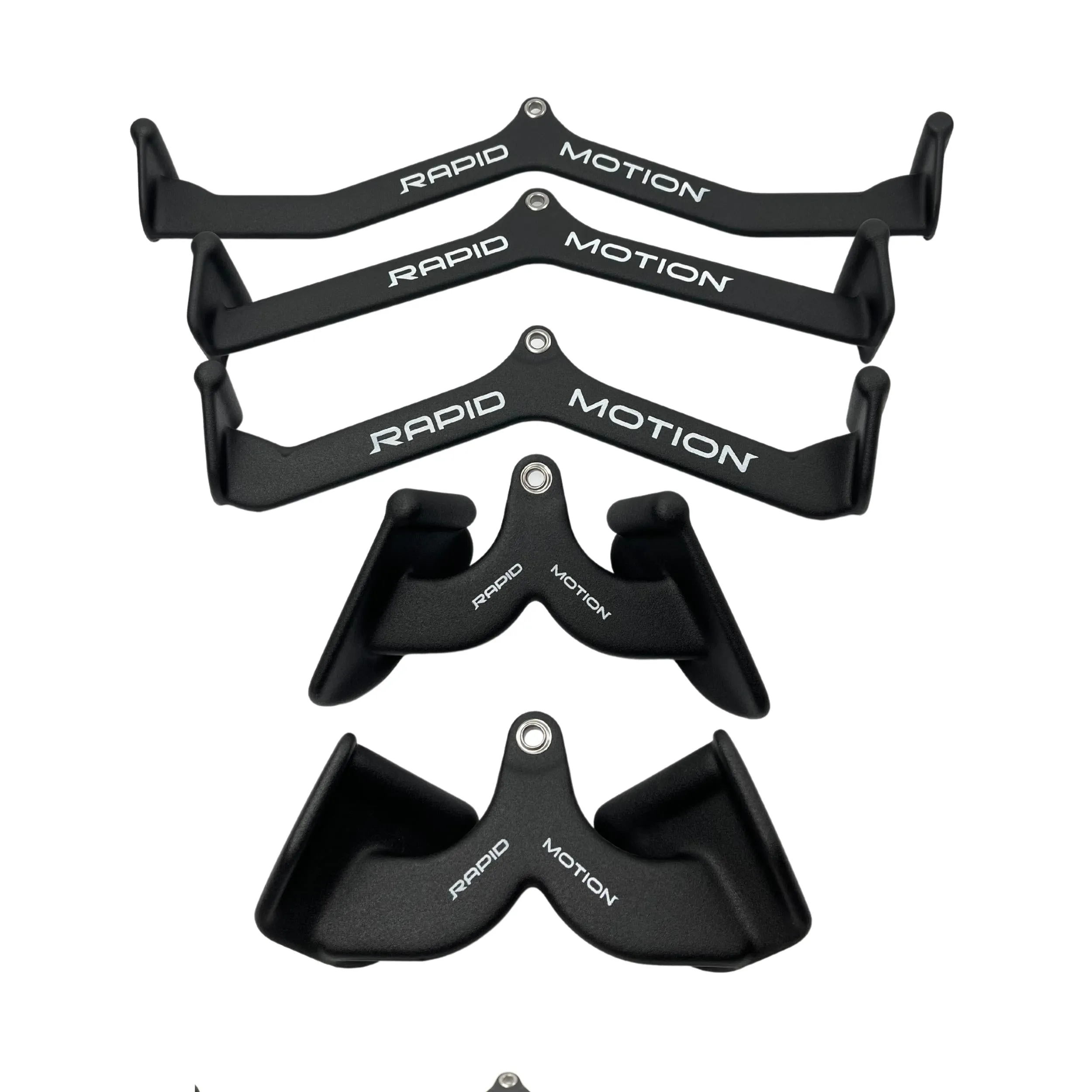 Rapid Motion Power Grip Cable Attachments - Lat Pulldown and Row - 5 Pack