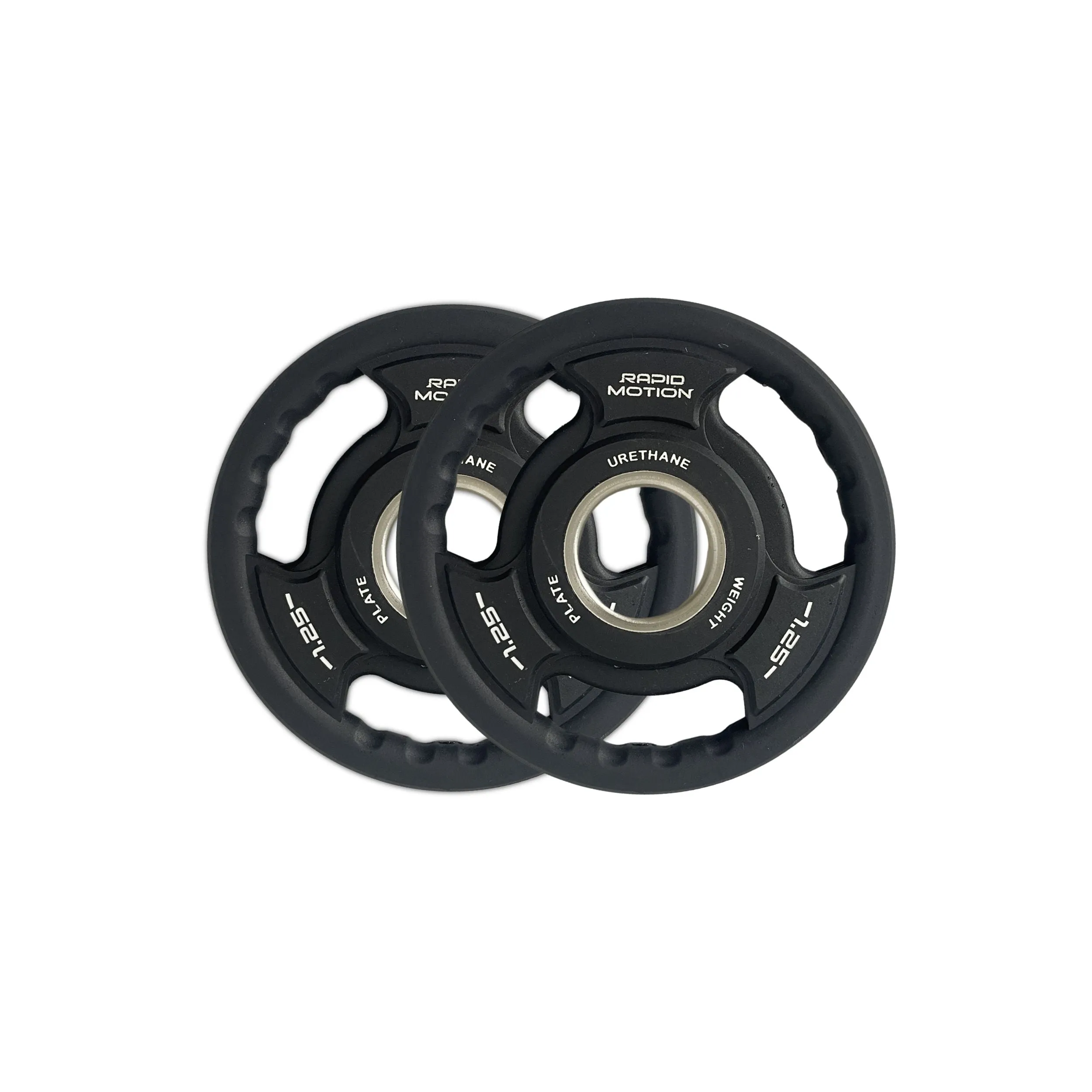 Rapid Motion Urethane Tri-Grip Olympic Weight Plates