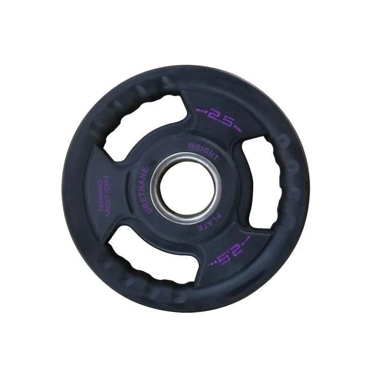Rapid Motion Urethane Tri-Grip Olympic Weight Plates