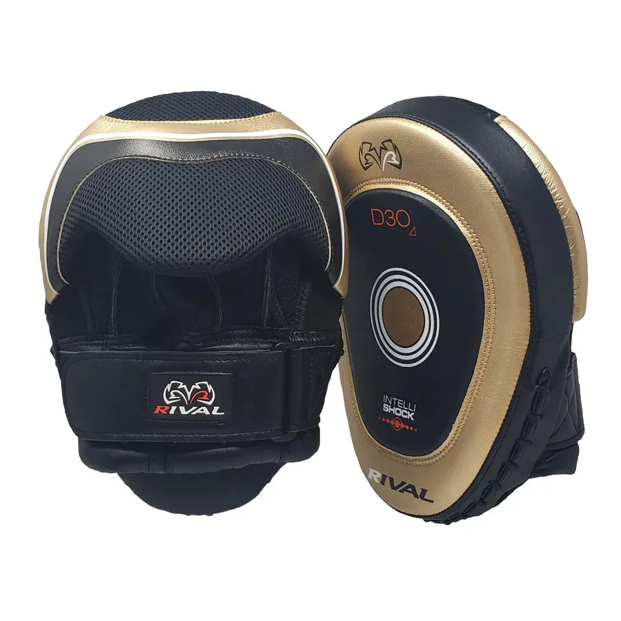 Rival RPM10 Intelli-Shock Punch Mitts - Gold