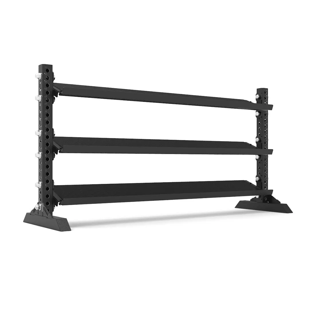 Rubber Hex Dumbbell Set 5kg - 40kg with Rack - Vanta Series Smai