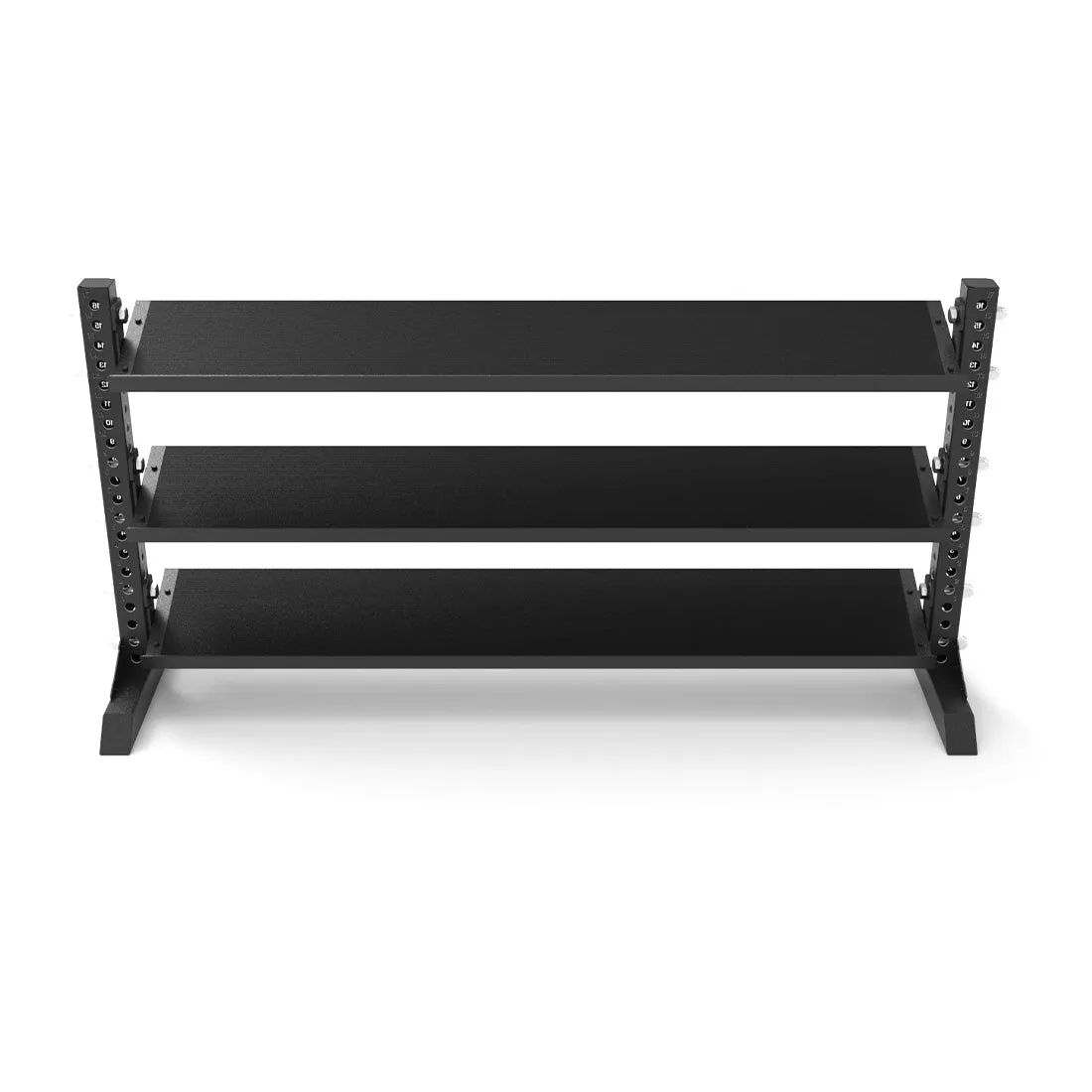 Rubber Hex Dumbbell Set 5kg - 40kg with Rack - Vanta Series Smai