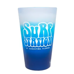 Surf Station Silipint Groovy 16oz Pint Cup - Blizzard