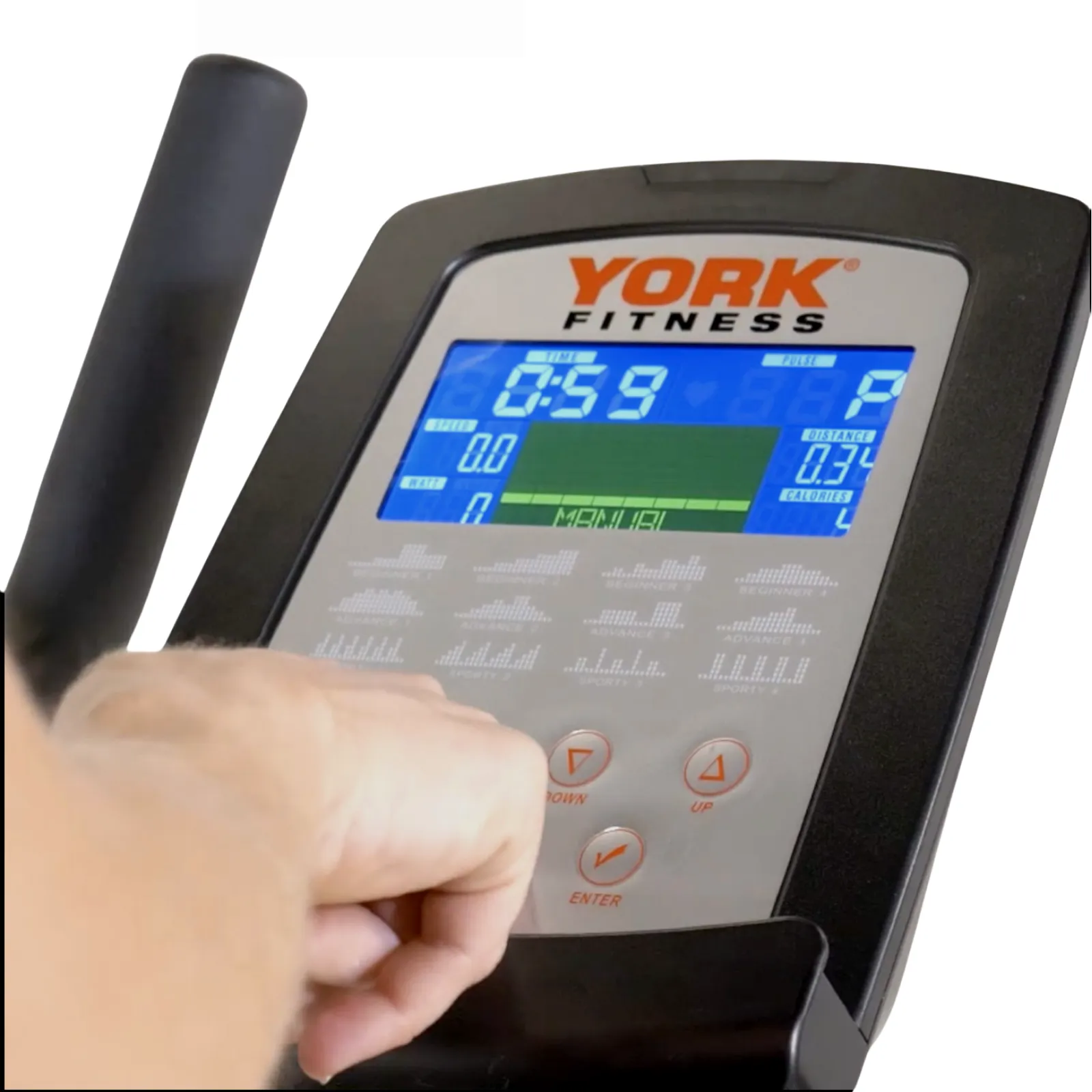 York Fitness LC-UB Upright Bike
